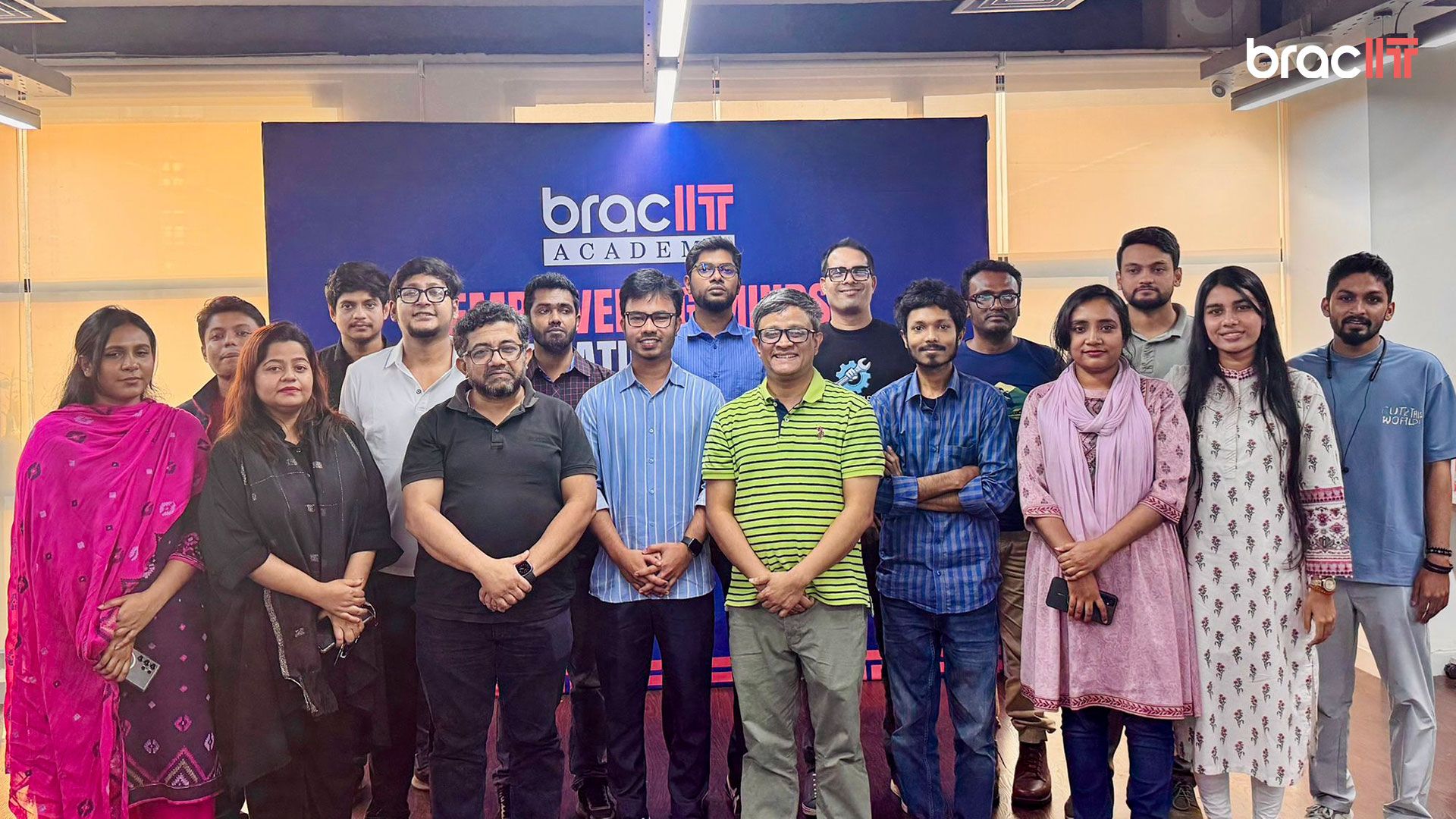 With training session attendees